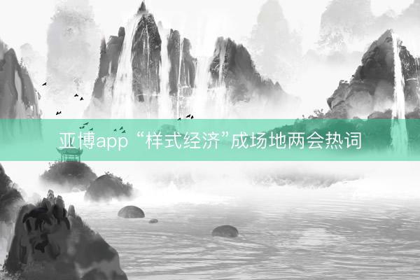 亚博app “样式经济”成场地两会热词