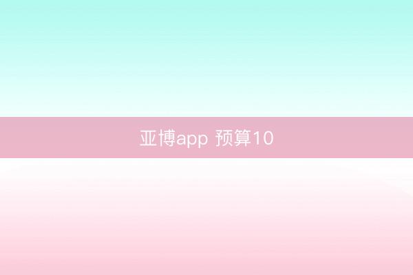 亚博app 预算10